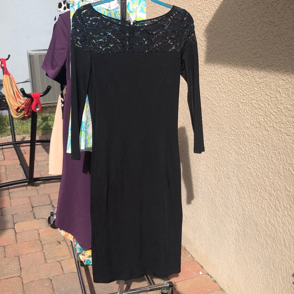 Just Cavalli black cocktail dress.